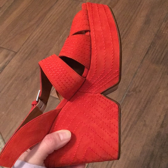 Clergerie Paris Coral Platform Sandals. size 38 (7–US) - Picture 9 of 14